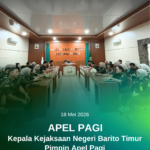 Kepala Kejaksaan Negeri Barito Timur Pimpin Evaluasi Kegiatan Mingguan