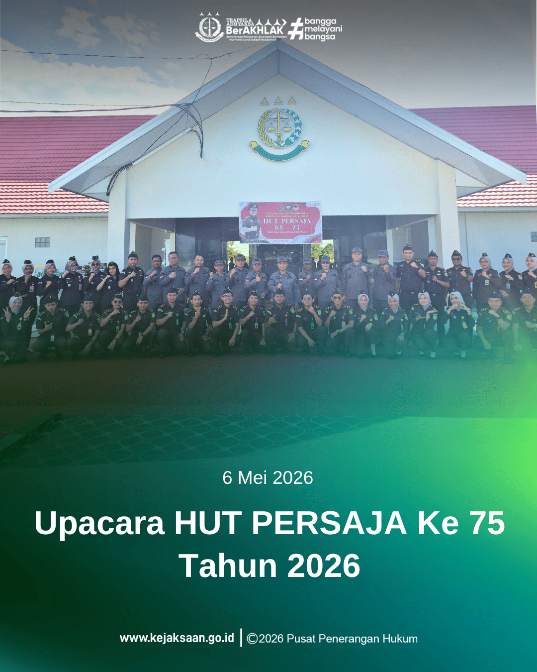 Upacara HUT PERSAJA Ke-75 Tahun 2026