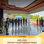 Apel Pagi Dipimpin Kepala Kejaksaan Negeri Barito Timur