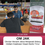 Kegiatan Obrolan Menarik Jaksa Menjawab (OM JAK) Seksi Intelijen Kejaksaan Negeri Barito Timur
