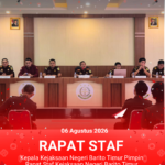 Rapat Staf Kejaksaan Negeri Barito Timur