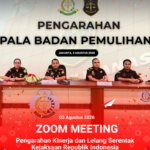 Zoom Meeting Pengarahan Kinerja dan Lelang Serentak Kejaksaan Republik Indonesia