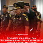 Kejaksaan Negeri Barito Timur Ikuti Zoom Pengambilan Sumpah dan Pelantikan Wakil Kepala Kejaksaan Tinggi Kalimantan Tengah