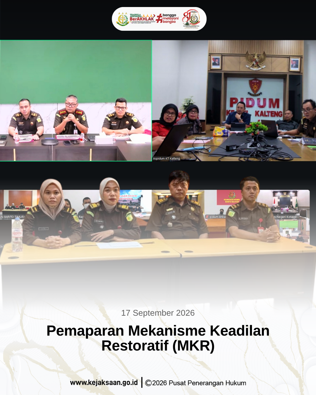 Pemaparan Mekanisme Keadilan Restoratif (MKR)