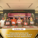 PENGUNGKAPAN DAN PEMUSNAHAN BARANG BUKTI TINDAK PIDANA NARKOTIKA
