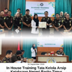 In House Training Tata Kelola Arsip Dinas Perpustakaan dan Kearsipan Kabupaten Barito Timur dan Kejaksaan Negeri Barito Timur
